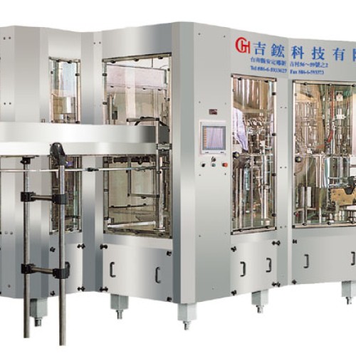 Bottle rinser-filler-capper machine